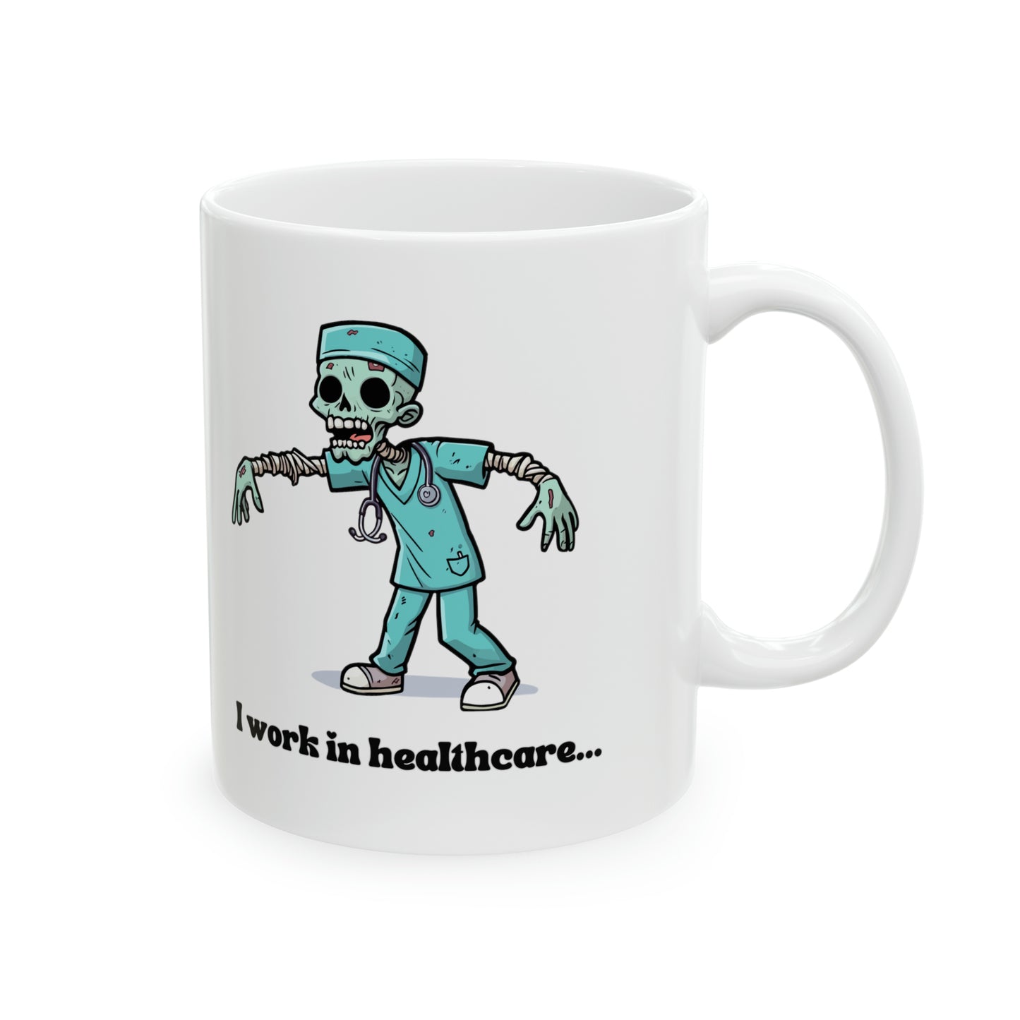 Healthcare Zombie Ceramic Mug 11oz