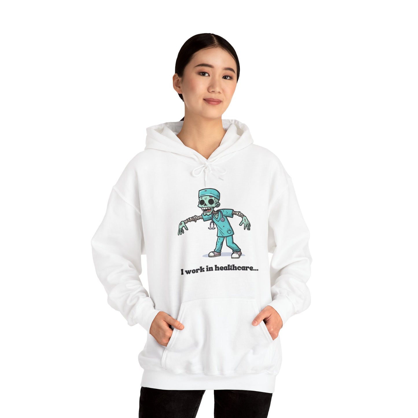 Healthcare Zombie Unisex Heavy Blend™ Hooded Sweatshirt