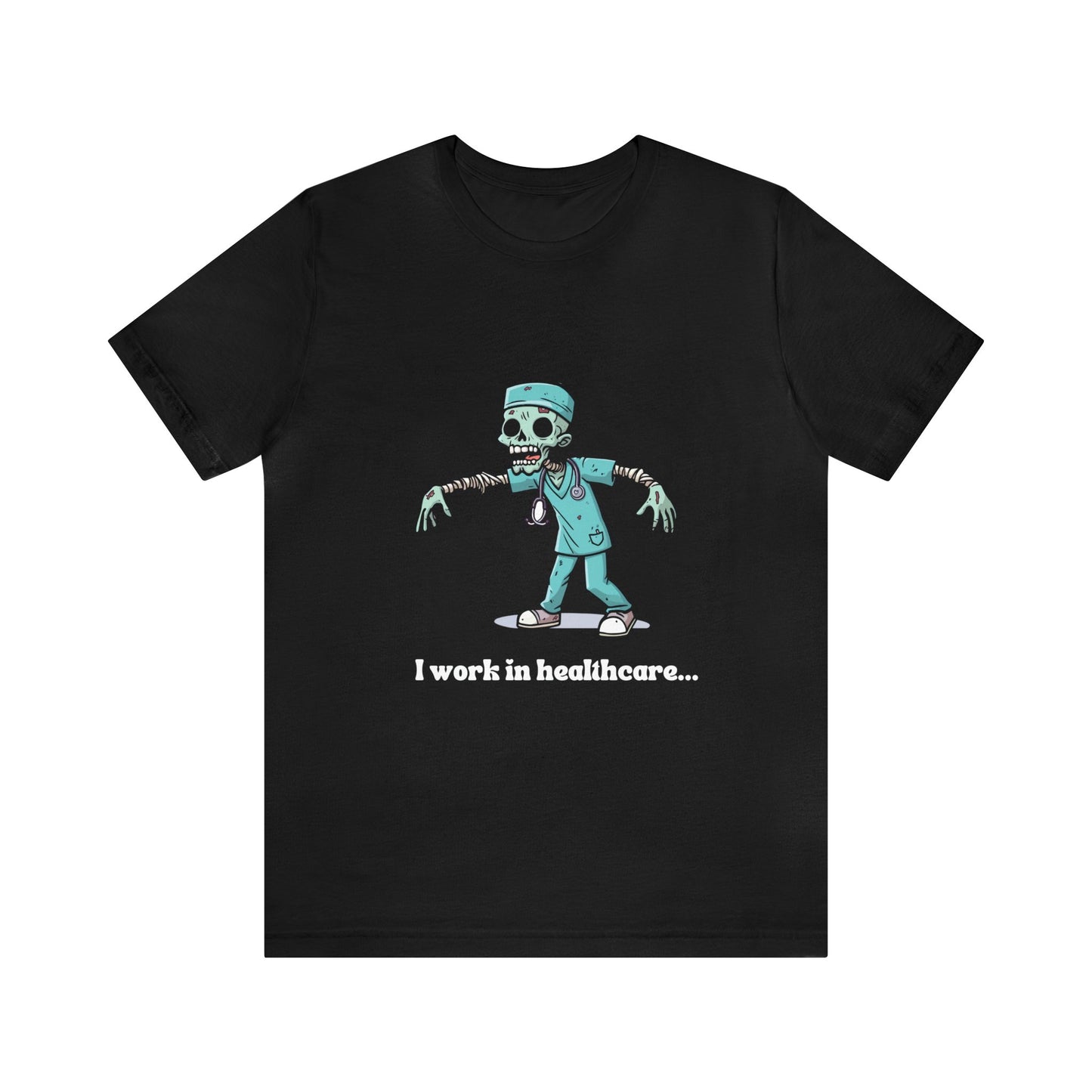 Healthcare Zombie Unisex Jersey Short Sleeve Tee