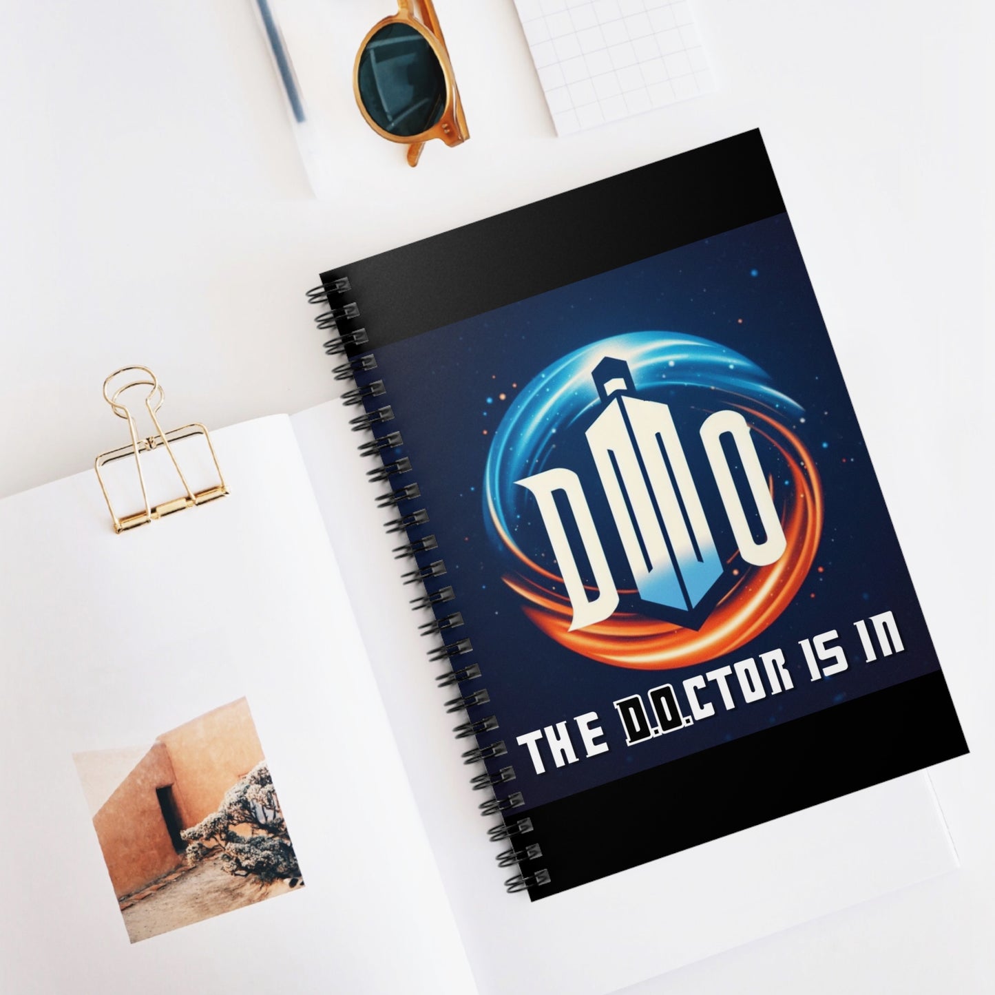Doctor D.O. Spiral Notebook - Ruled Line