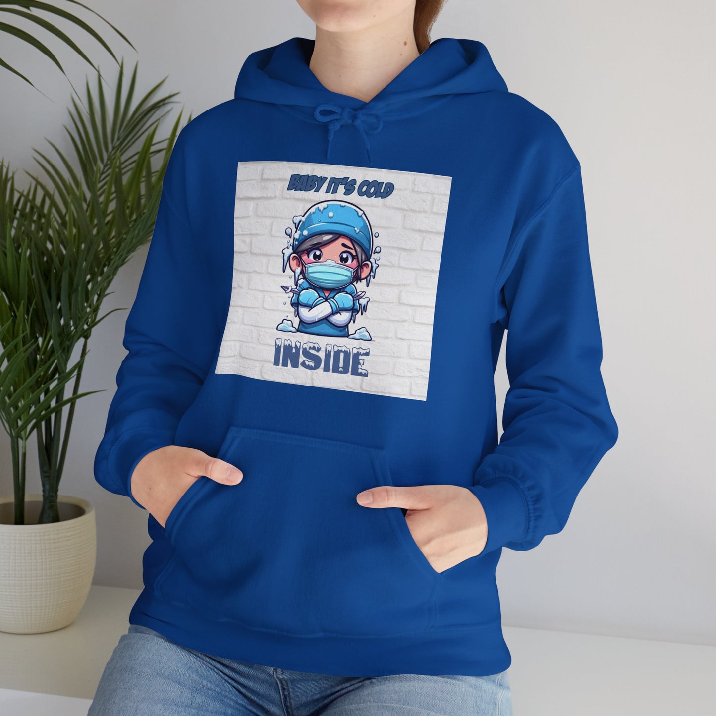 Cold Inside Unisex Heavy Blend™ Hooded Sweatshirt