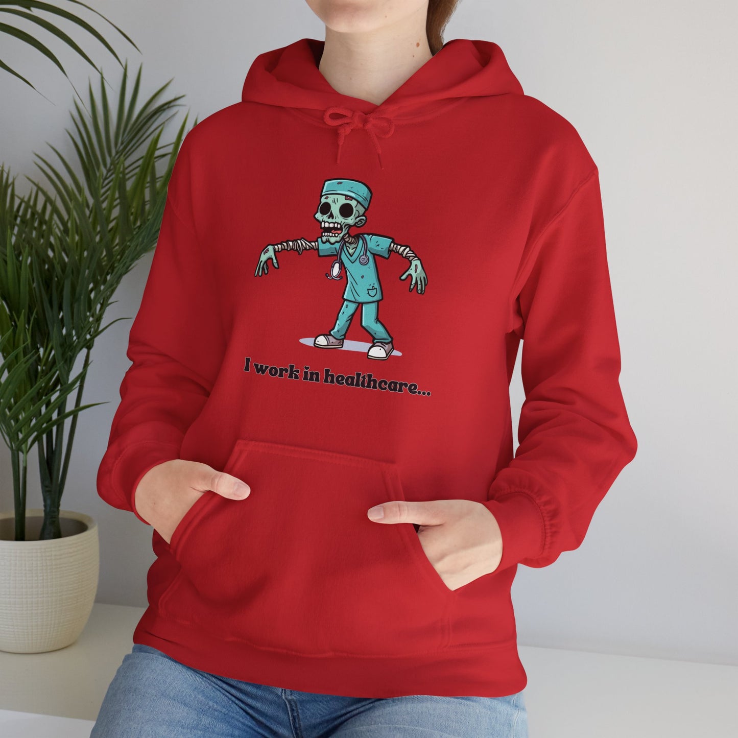 Healthcare Zombie Unisex Heavy Blend™ Hooded Sweatshirt