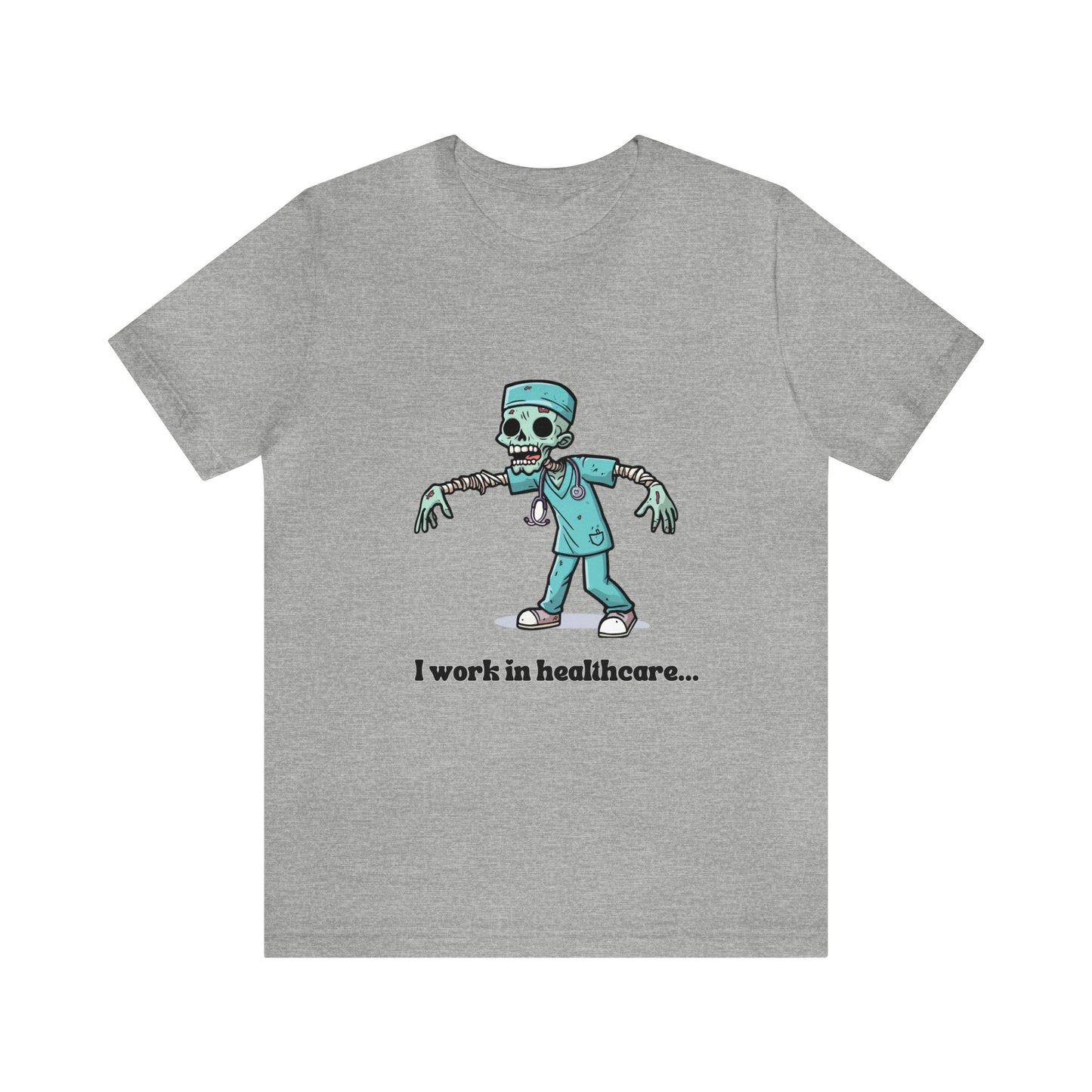 Healthcare Zombie Unisex Jersey Short Sleeve Tee
