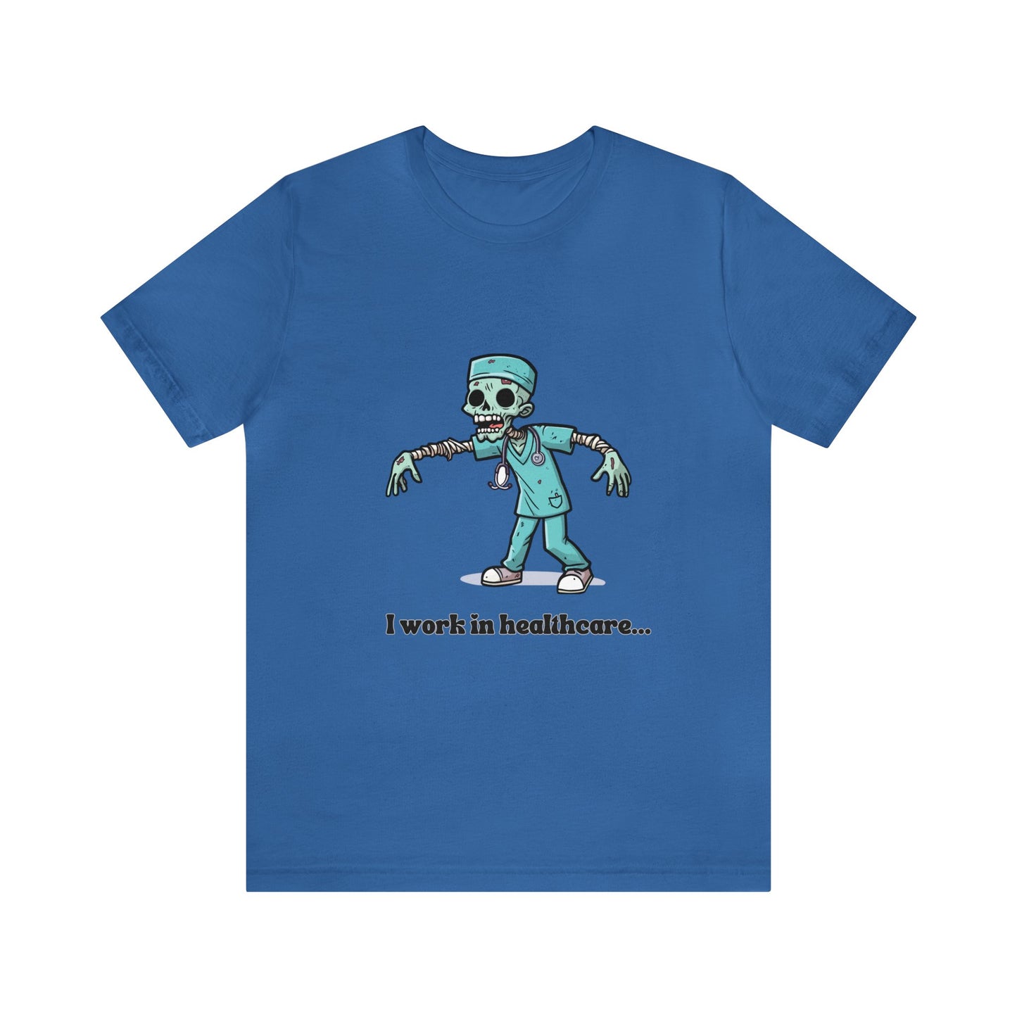 Healthcare Zombie Unisex Jersey Short Sleeve Tee