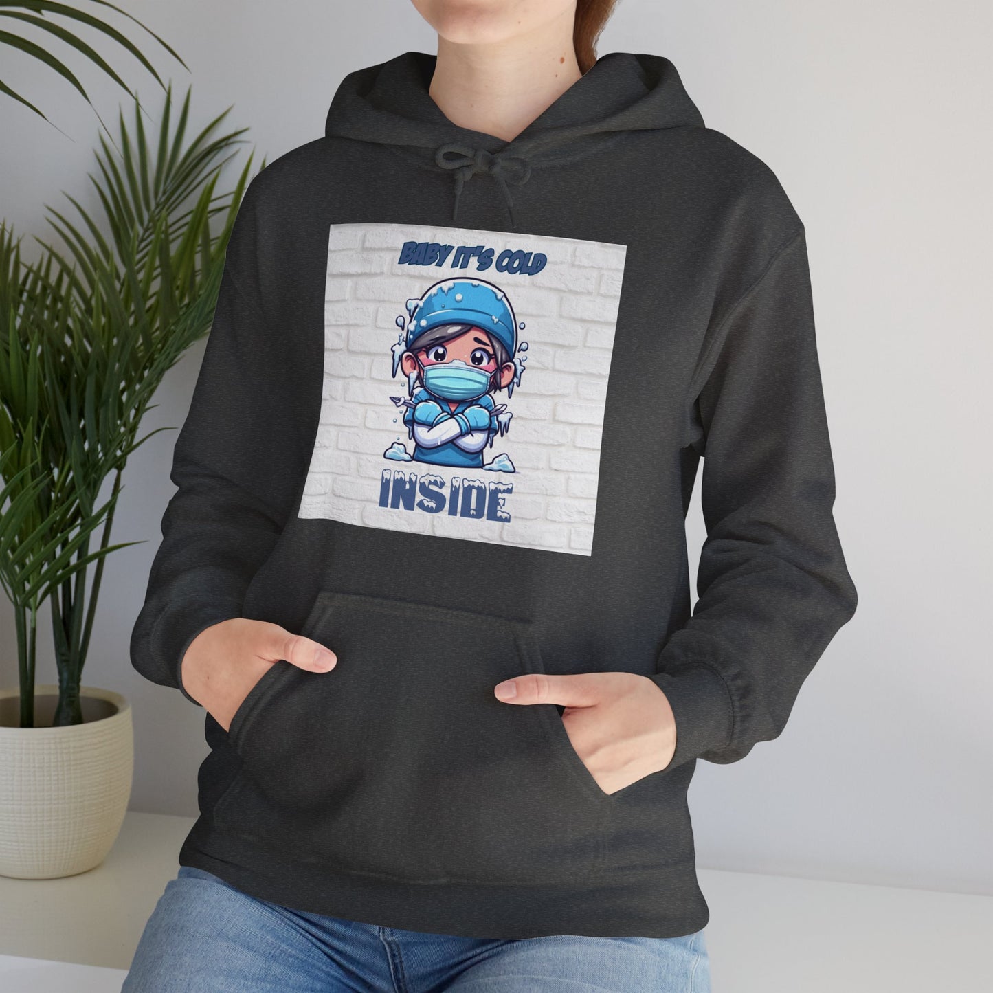 Cold Inside Unisex Heavy Blend™ Hooded Sweatshirt