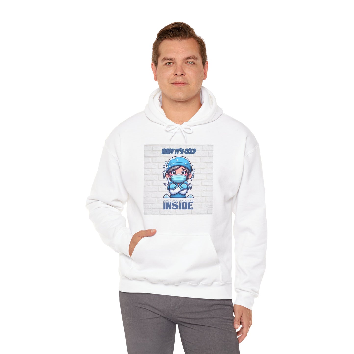 Cold Inside Unisex Heavy Blend™ Hooded Sweatshirt