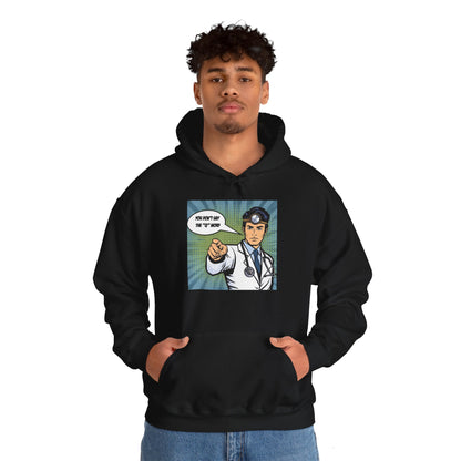 Don't say the 'Q' word MD Unisex Heavy Blend™ Hooded Sweatshirt