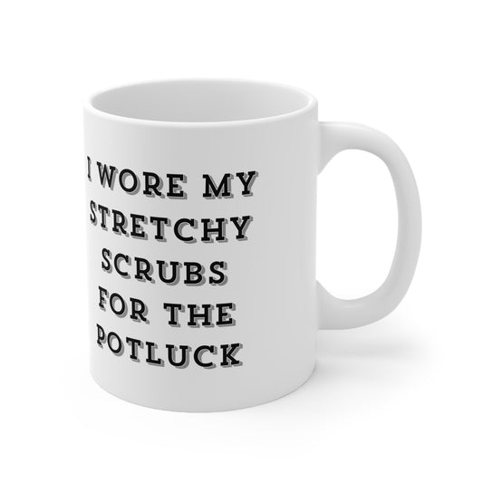 Stretchy Scrubs Ceramic Mug 11oz