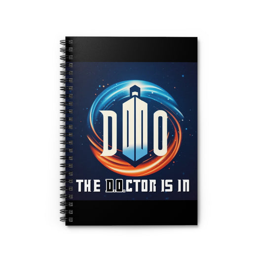 Doctor D.O. Spiral Notebook - Ruled Line