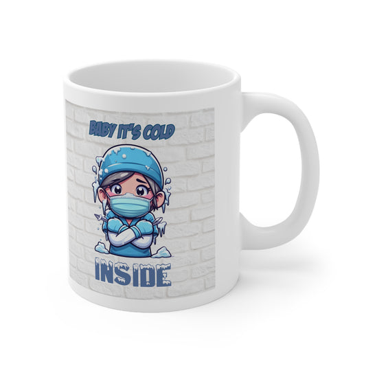 Cold Inside Ceramic Mug 11oz